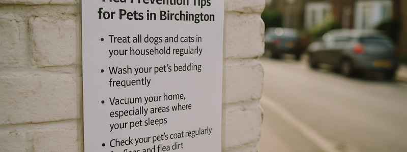 Flea Prevention Tips for Pets in Birchington
